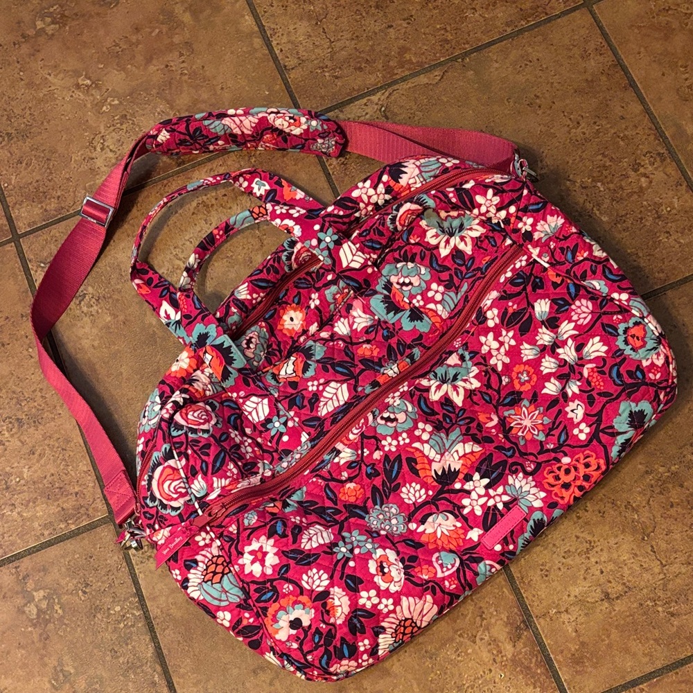 Vera Bradley Pink Floral Travel Bag